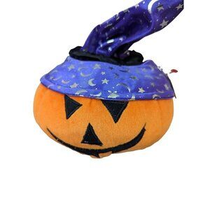 Ty Pluffies collection Gourdy Jack O‎ Lantern Pumpkin Plush Halloween 7 inch